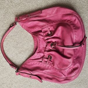 B.makowsky Pink Leather Purse
